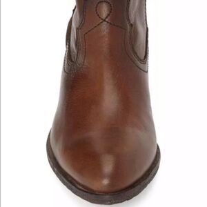 Frye short ankle boot antique brown boot new